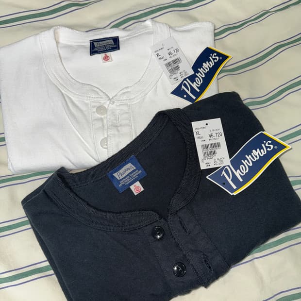 (XL) 25SS 페로우즈 헨리넥 반팔 티셔츠