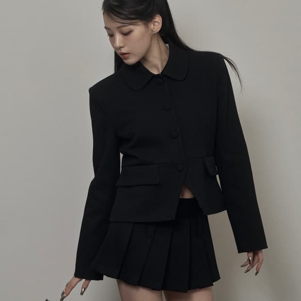 카키포인트 Tailored Jacket 블랙