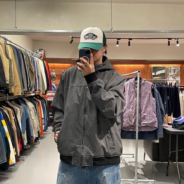 리바이스 쉐르파 후드 점퍼  