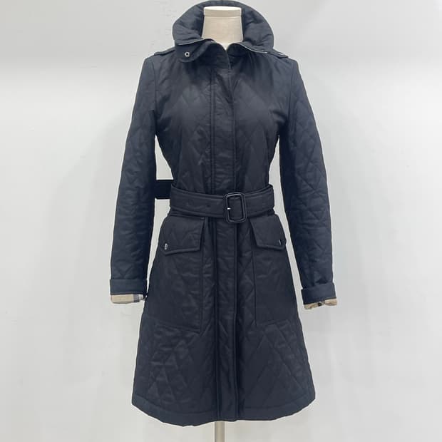 버버리 퀼팅 코트 