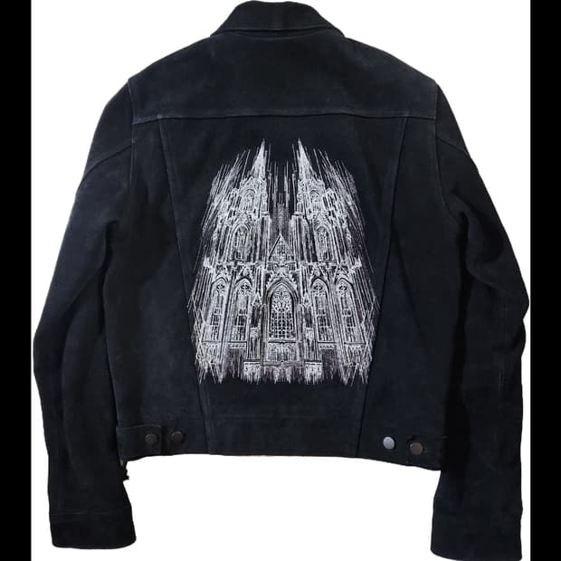 언더마이카 대성당 스웨이드자켓1사이즈