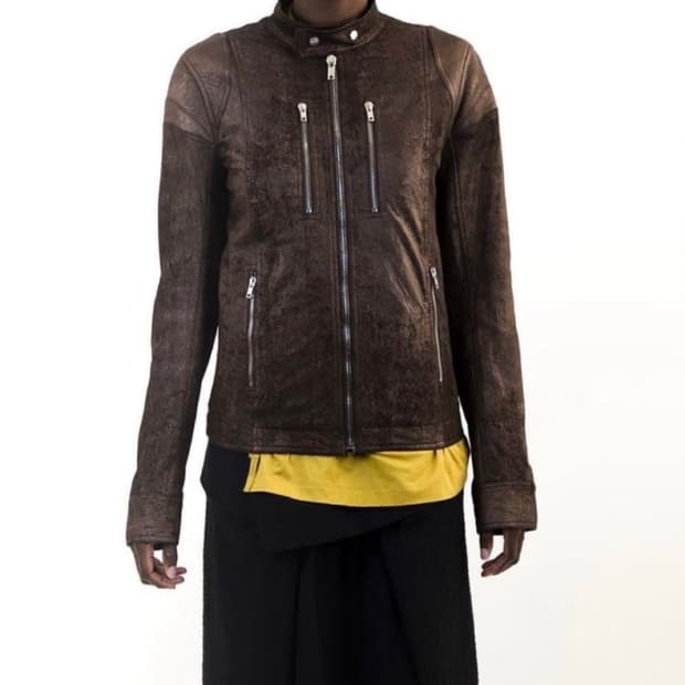 (구매) 릭오웬스 20ss Tecuatl ies 레더자켓