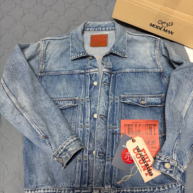 새상품) 풀카운트 다트포드 청자켓 42