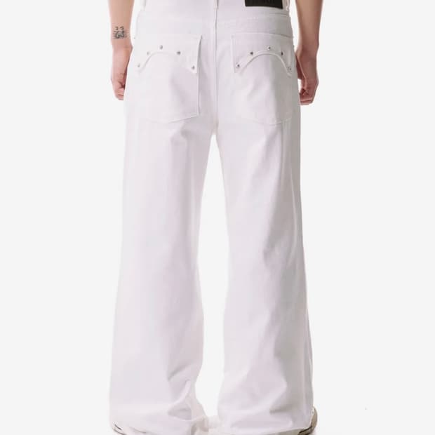 아캄 멀티 스터드 코튼 팬츠 1사이즈