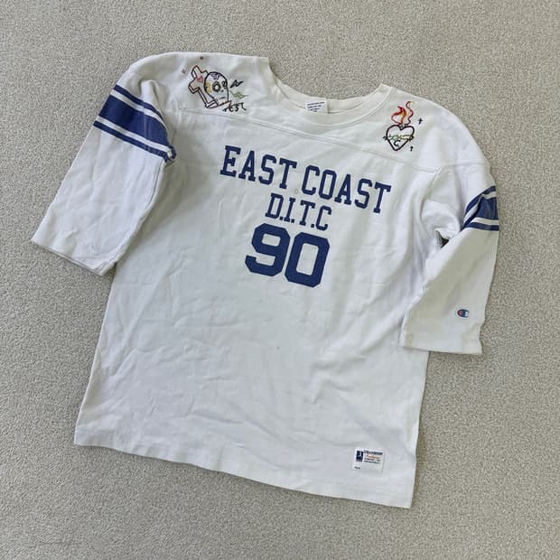 L 챔피온 이스트 코스트 7부 티셔츠  0323D
