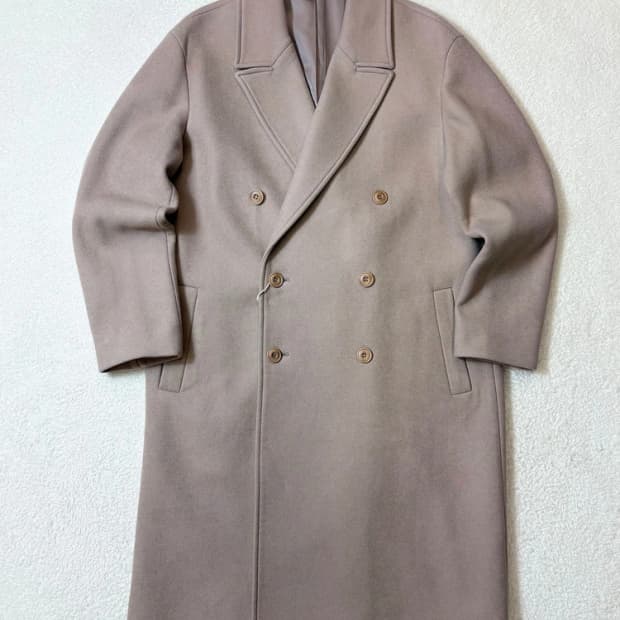 쿠어 Coor MTR 오버핏 캐시미어 블렌드 더블 롱 코트 PN6293