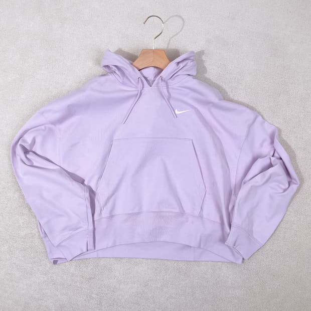 (정품/새상품) NIKE 나이키 여성 캥거루 퍼플 후드