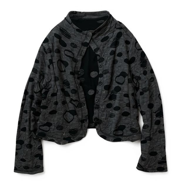 vintage dot cardigan