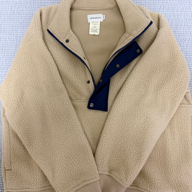 카키스 camper pullover 후리스