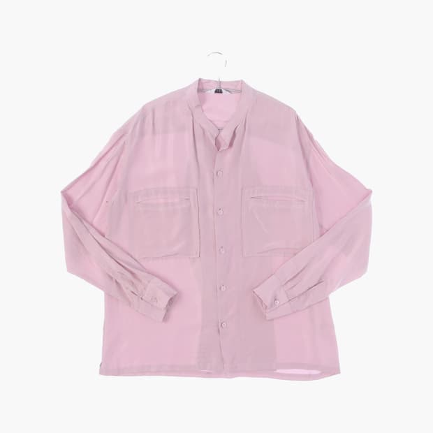 언유즈드 실크셔츠 M