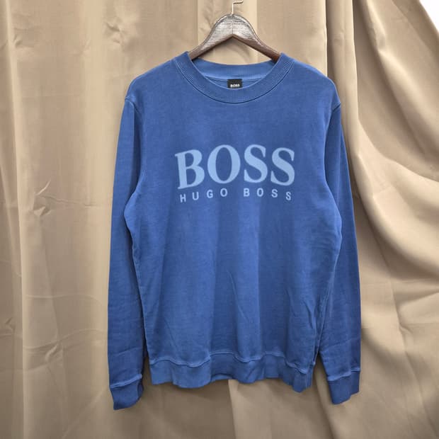 휴고보스 BOSS 로고 맨투맨 L