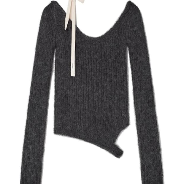 글로니 ISA ASYMMETRICAL KNIT TOP S