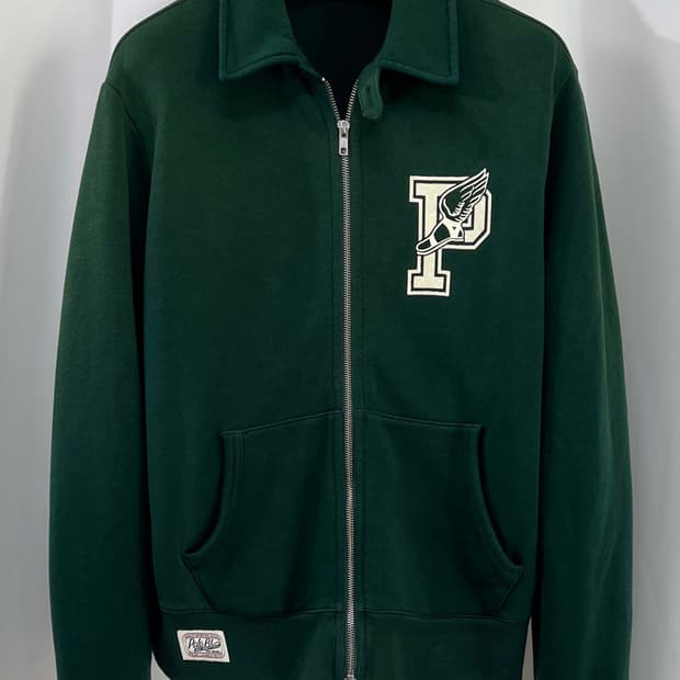 폴로 랄프로렌 p윙 빈티지다잉 플리스 포레스트 그린 자켓