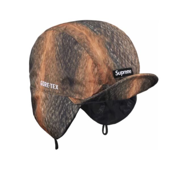 24fw 슈프림 고어텍스 이어플랩 캡 퍼 프린트 M-L