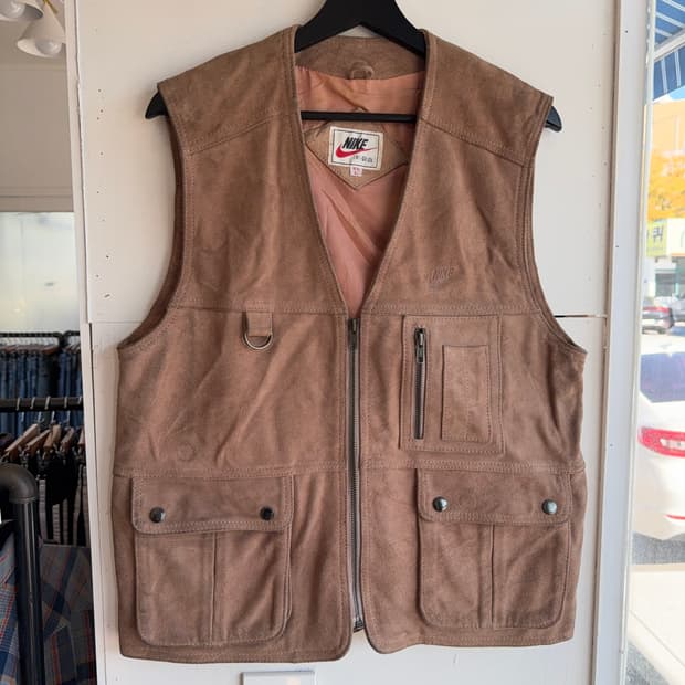 80s 화승 나이키 스웨이드 필드 베스트