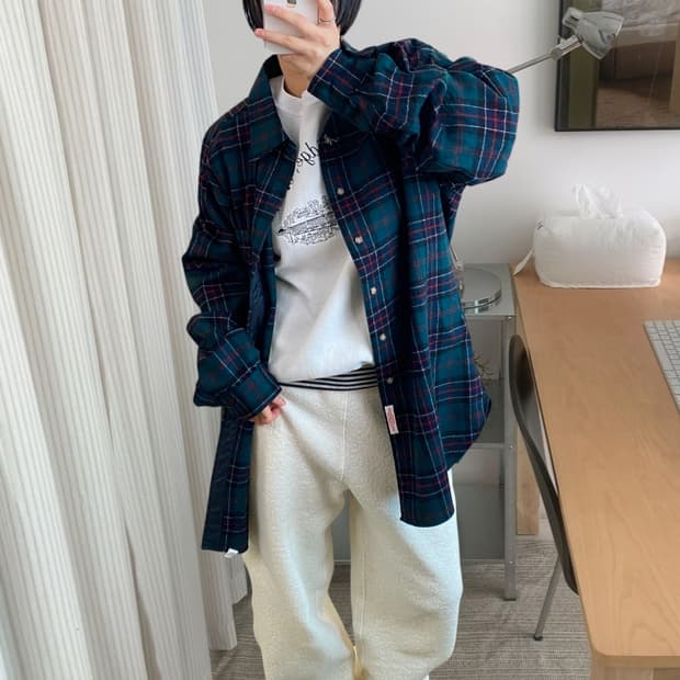 펜들턴 체크 셔츠 MADE IN USA (MAN L)