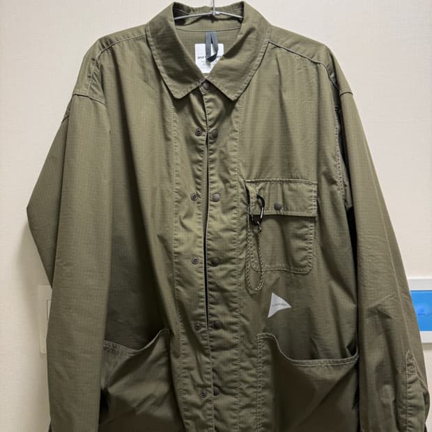 앤드원더 드라이 립스탑 셔츠자켓 / XL