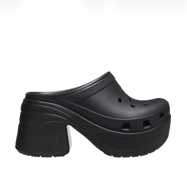 (새상품) 크록스 사이렌 클로그 블랙 250
