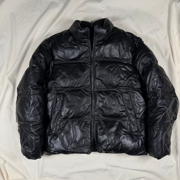 무신사 스탠다드 프리미엄 램스킨 패딩 자켓