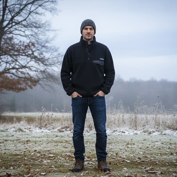 파타고니아 헤비웨이트 신칠라 풀오버 스웨터 블랙 M