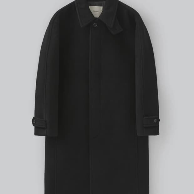 파브레가 울 발마칸 코트 블랙 2사이즈