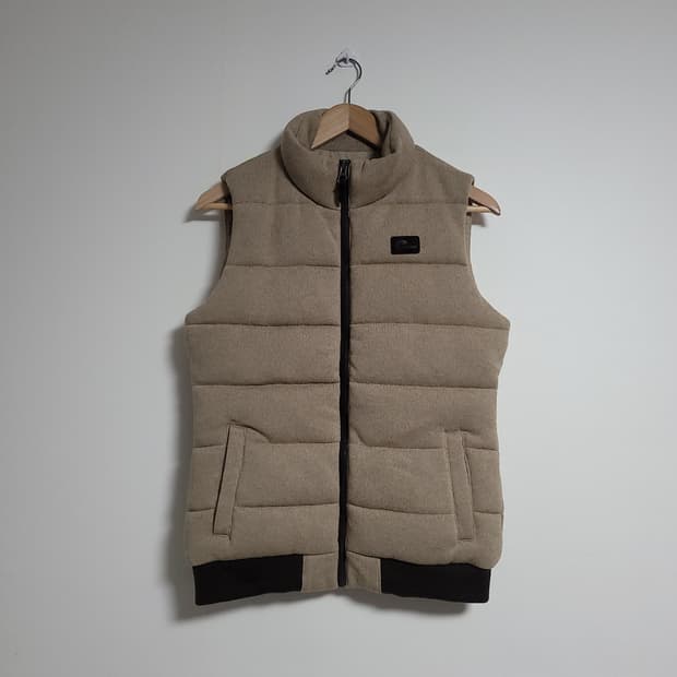 (90) NEPA 네파 코듀로이 패딩 조끼 베이지