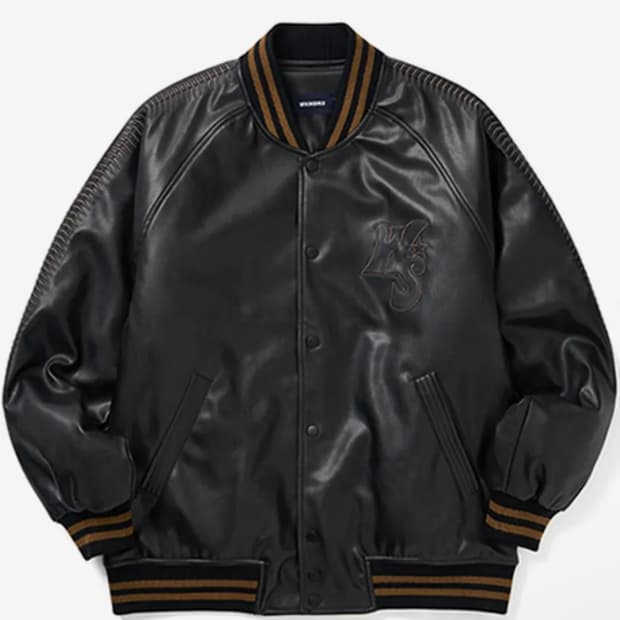 위캔더스 가죽자켓 L