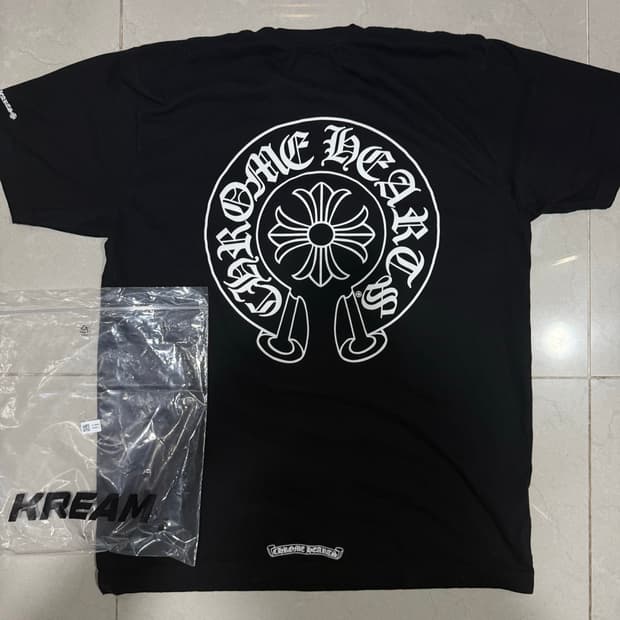 [당일출고,L] 크림판 구매내역 26SS 크롬하츠 홀스슈 포켓 반팔 