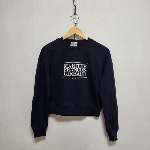 마리떼 프랑소와저버 크롭맨투맨 S