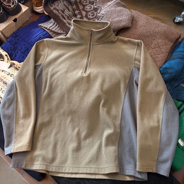 엘엘빈 플리스 아노락 하프집업