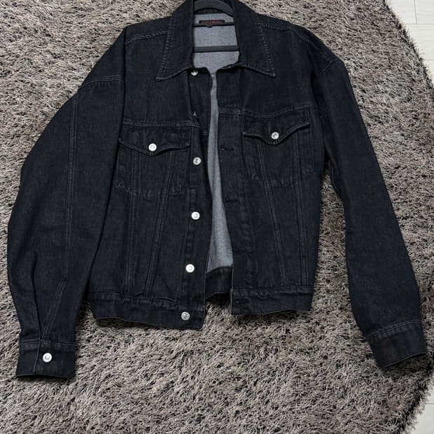 루단 데님자켓 블랙 L 사이즈