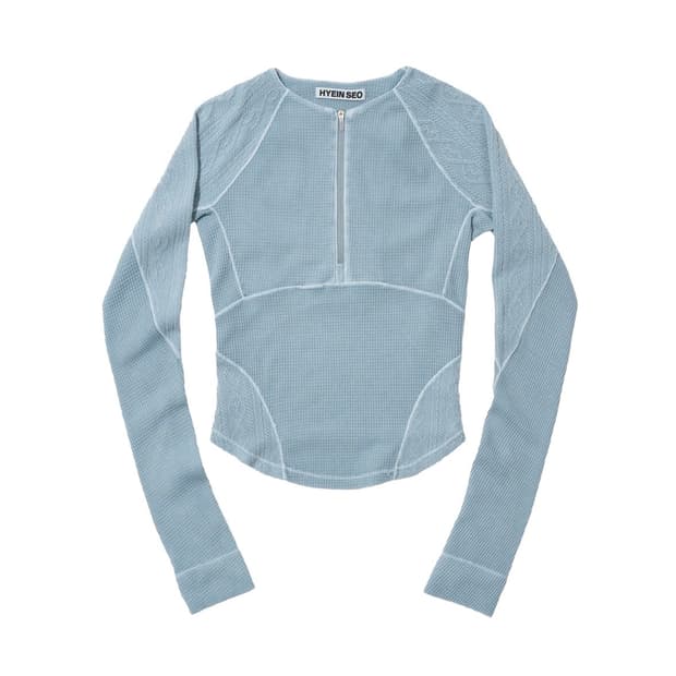 혜인서 하프집업 애쉬블루 1사이즈