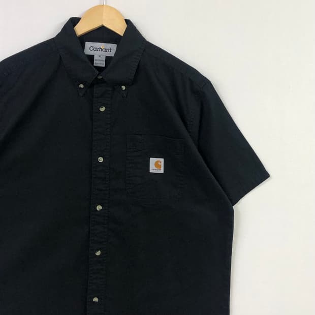 105 칼하트 블랙 워크 셔츠