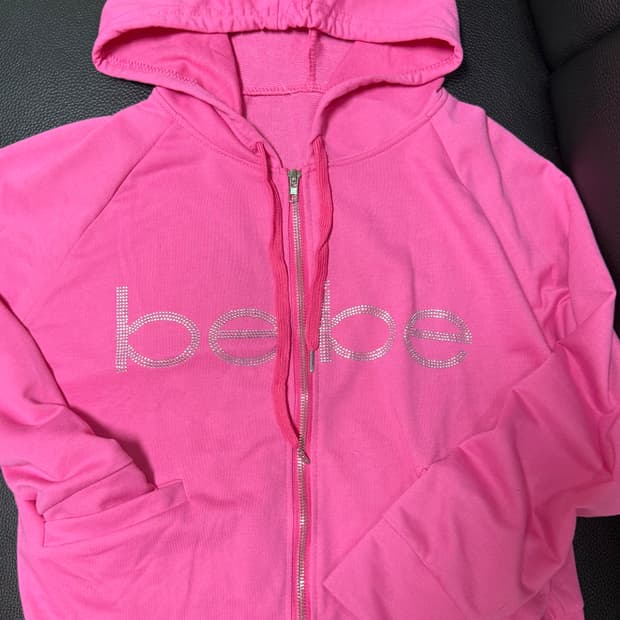 y2k 갸루 비즈 후드집업