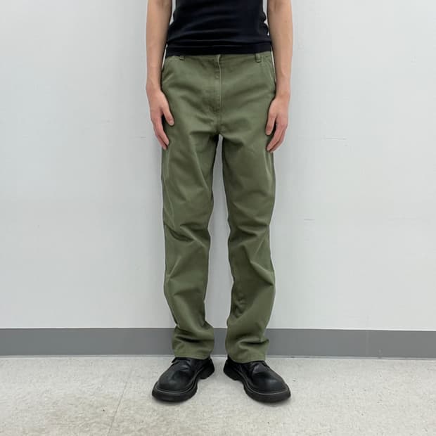 Carhartt 칼하트 WIP 올리브 카키 심플 팬츠 30