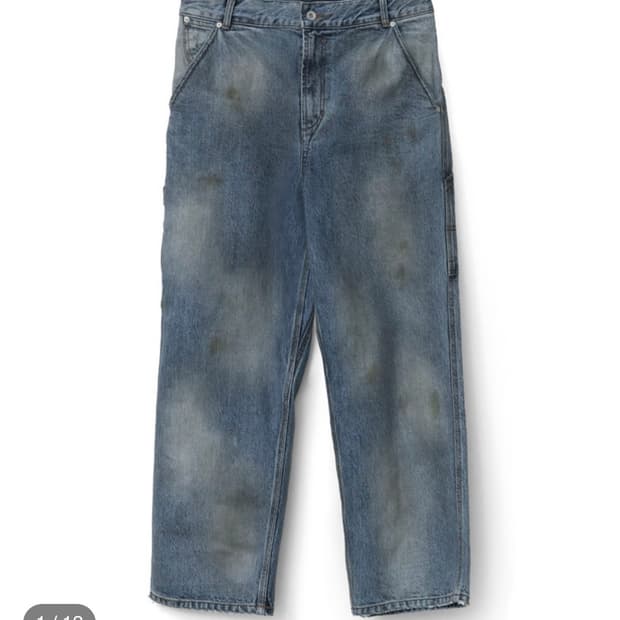 Stained Work Denim Pants