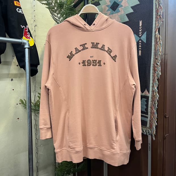 막스마라 아디토 코튼 후드 파우더 핑크 #csz727