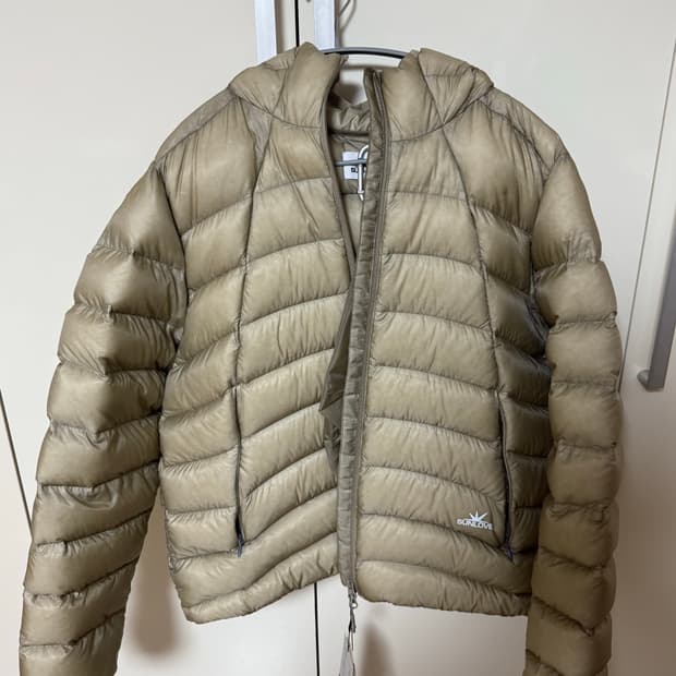 썬러브 경량패딩 스톤 L 택포 새상품