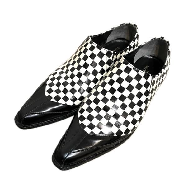 준야와타나베 꼼데가르송 10SS 체크 슈즈