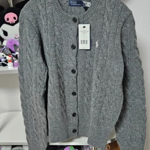 폴로 캐시미어 가디건