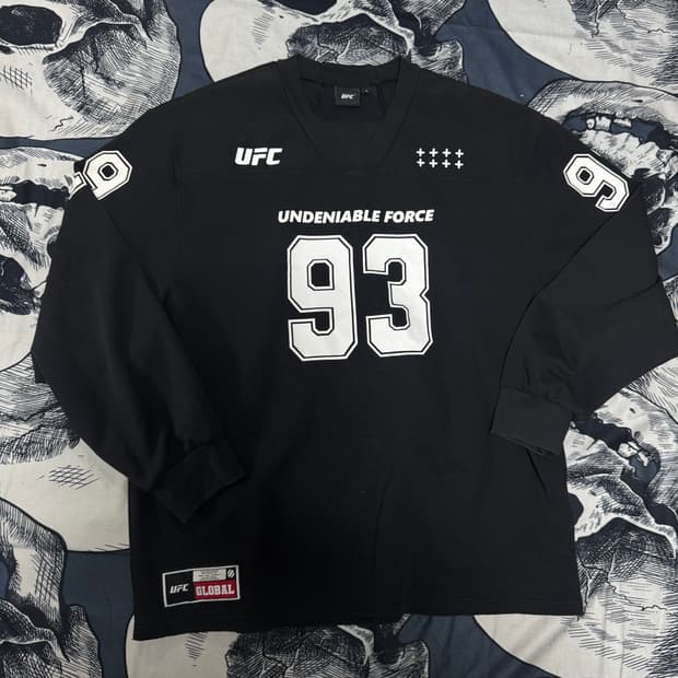 UFC 풋볼저지 오버핏 긴팔 XL사이즈