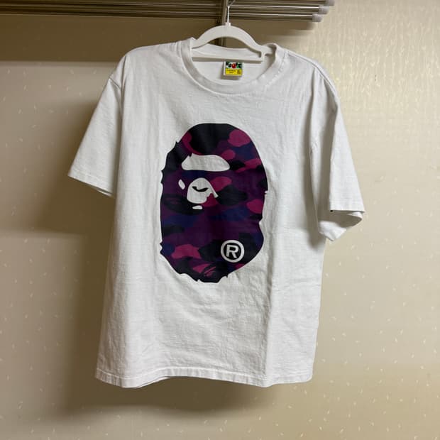 베이프 빅 에이프 퍼플 티셔츠