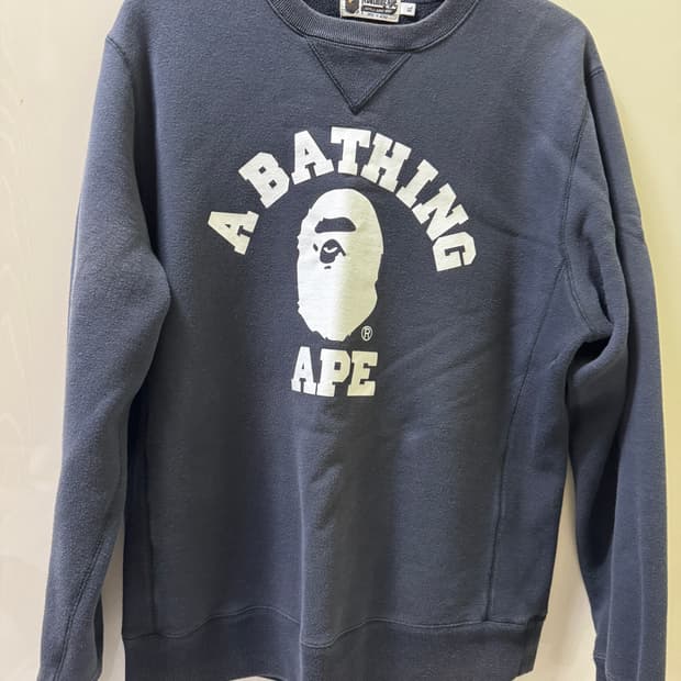 베이프 컬리지 맨투맨 xl