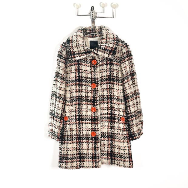 모조에스핀 뉴욕 울 트위드 코트