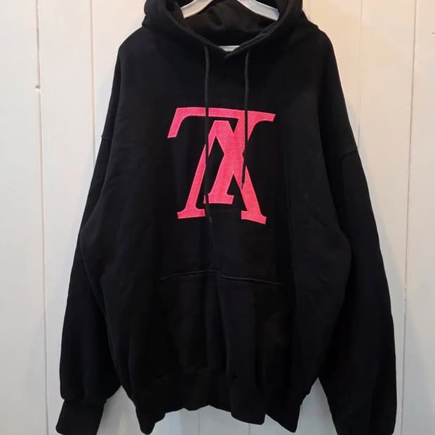 빈티지 기모 후드티