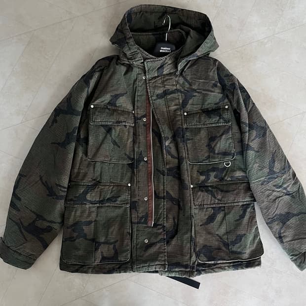 새상품(M)파르티멘토 3M 신슐레이트 밀리터리 파카 카모플라쥬