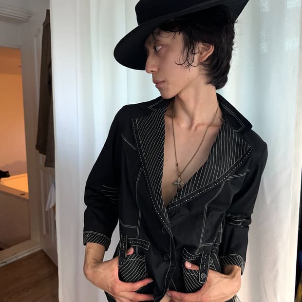 Respiggu Femme 빅 스티치스 블레이저