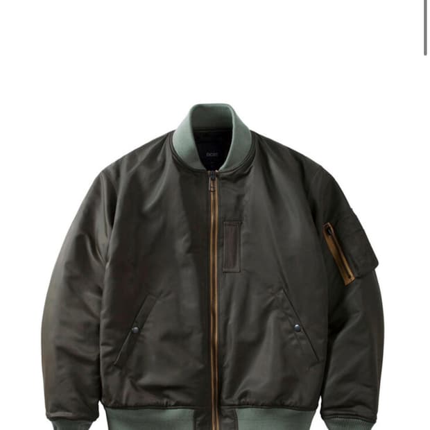 디그레 MA-1 NYLON FLIGHT JACKET DARK OLIVE