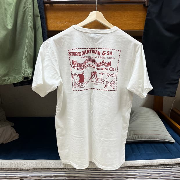 스튜디오 다치산 반팔 티셔츠 (2XL, 105)