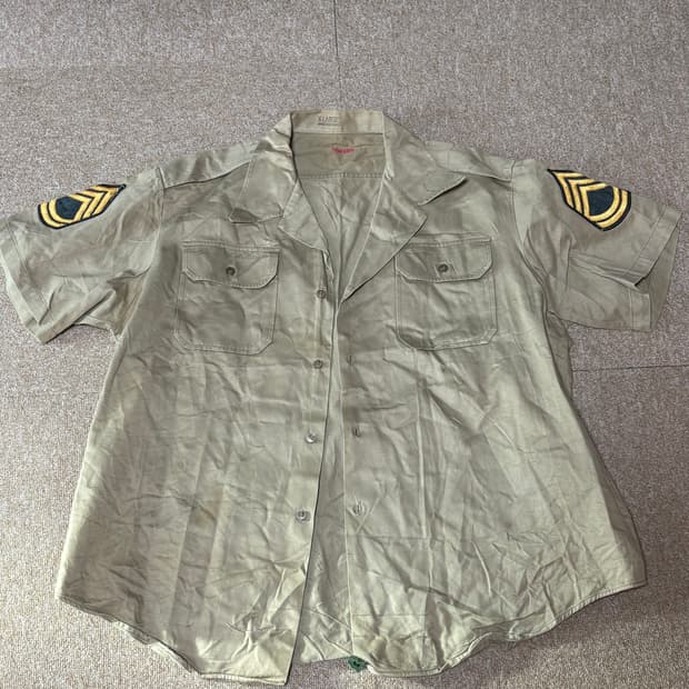 미육군 밀리터리 반팔셔츠 XL